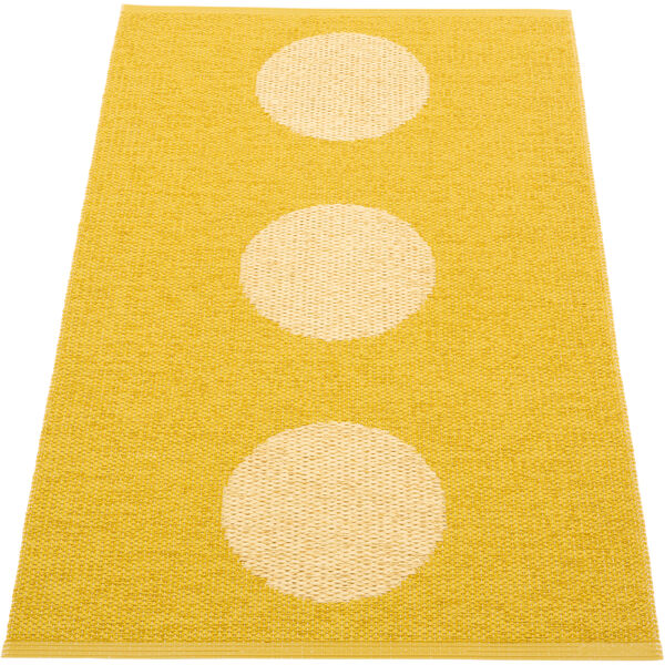 Vera Pop Tæppe 70x120 cm Mustard / Pale Yellow