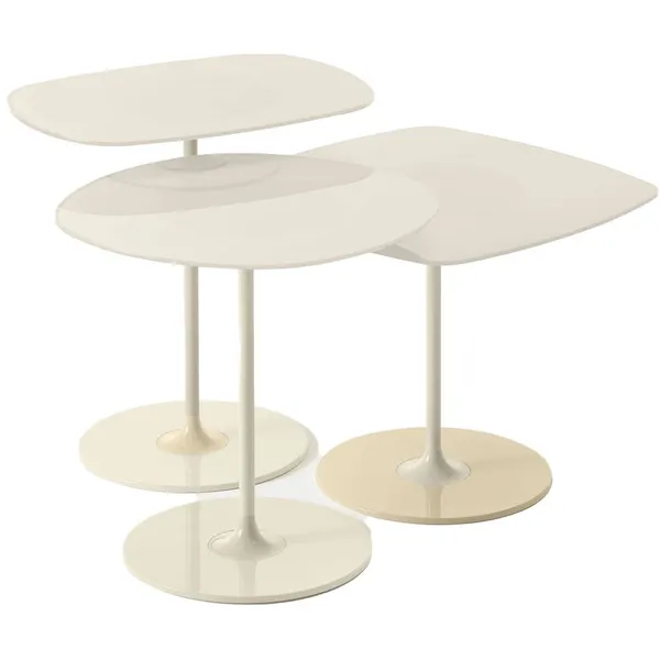 Thierry Soffbord 3-pack Vit