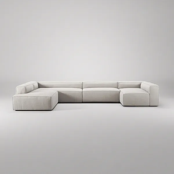 Grand 5-Paikkainen Sohva divaani Vasen Moon White