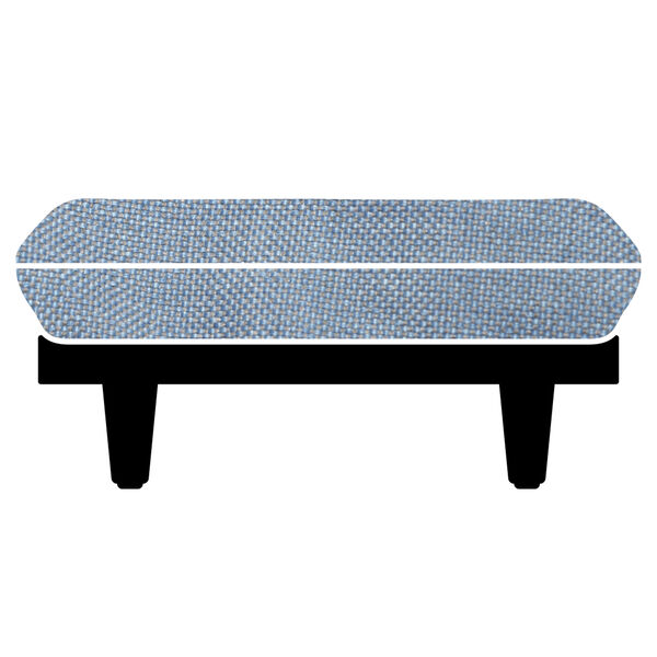 Paletti Upholstery For Footstool Storm Blue