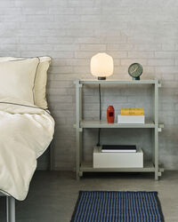 Woody Shelving 2.0 Column Low Smokey Grey Beech / Smokey Grey Steel