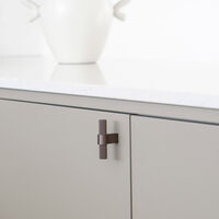 T Helix Stripe Knop Mørk Bronze