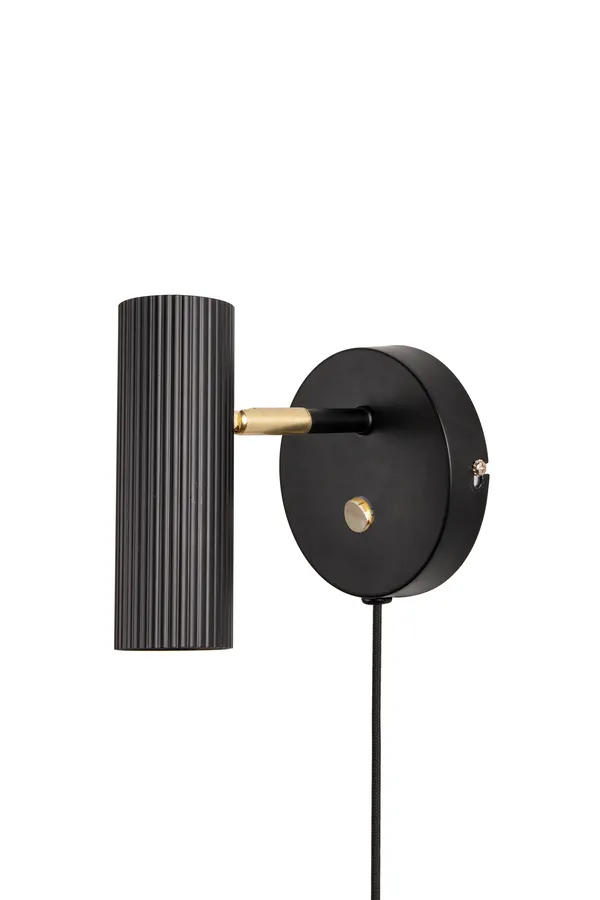Hubble Vägglampa Svart