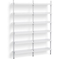 Pier System 102 2 columns PS White / Aluminium