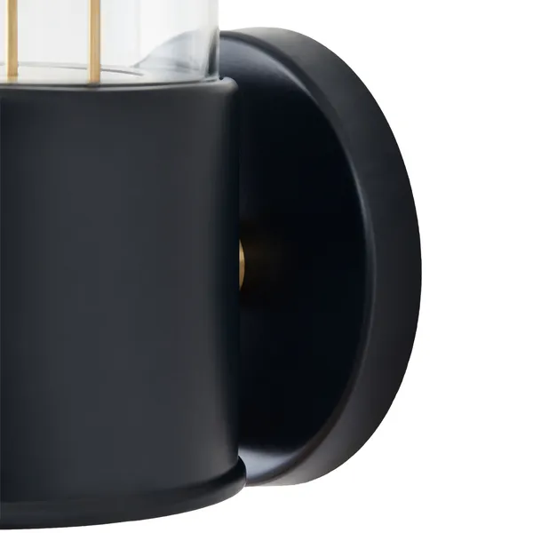 The Muse Wall Lamp Hackles Black