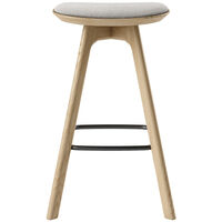 Pauline Barstol 65 cm Oljad Ek / Hallingdal Grå