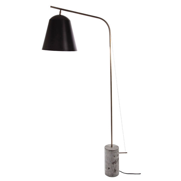 Line Two Gulvlampe Sort