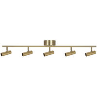 Hubble 5 Long Loftslampe Børstet Messing