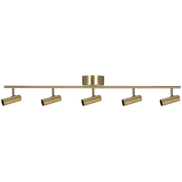 Hubble 5 Long Uppokattovalaisin Brushed Brass