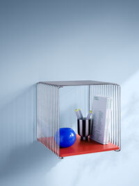 Panton Wire inlay shelf 145-Rosehip