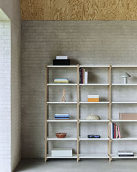 Woody Shelving 2.0 High Soaped Oak / Almond White