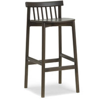 Pind Barstol 75 cm Mörkbetsad Ask