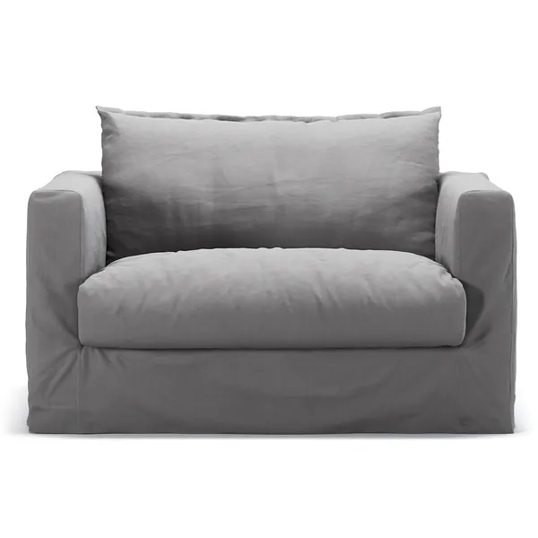Stopning Til Le Grand Air Nou Love Seat Bomull Lysegrå