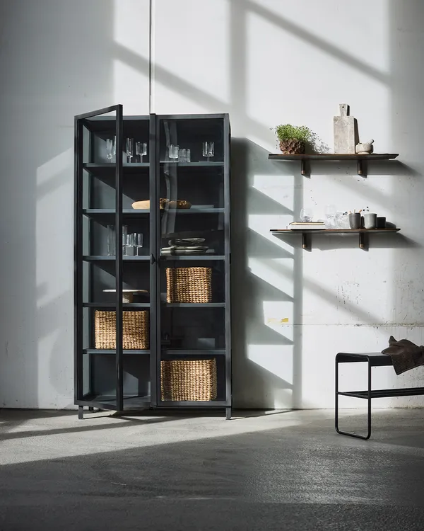Noir Hylly Yksittäinen 90 cm Tummaksi Petsattu