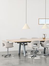 Compass Pendel Oyster White 43 cm