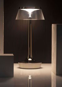 Bon Jour Unplugged Bordlampe Bærbar Sort Krom