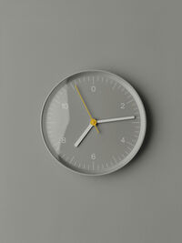 Wall Clock (Recycled) Grey