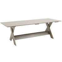 Crate Spisebord 90x230 cm London Fog