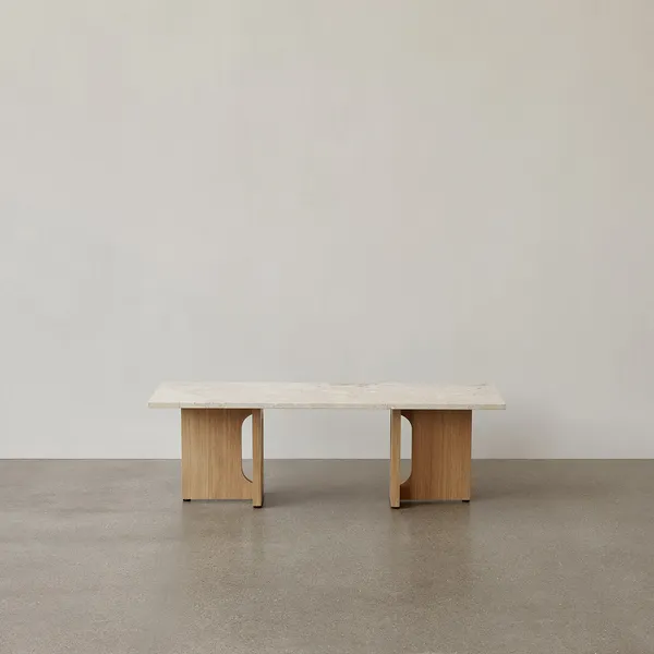 Androgyne Loungebord Naturligt Egetræ / Sand