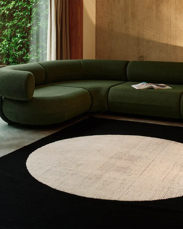 Disc Teppe 200x300 cm Sort