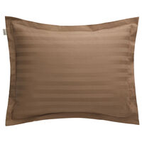 Sateen Stripe Örngott 50x60 cm Taupe Beige