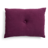 Dot Pute Linen 45x60 cm Burgundy