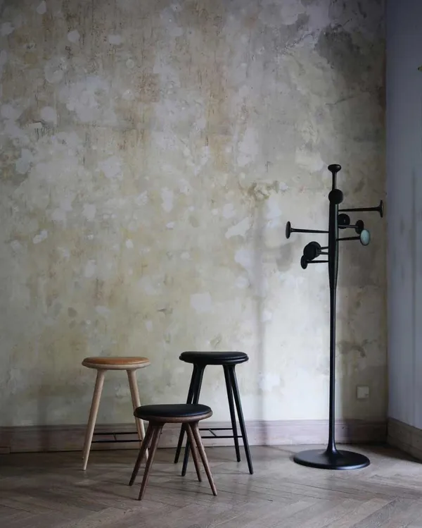 High Stool Taburet 74 cm Genanvendt Aluminium