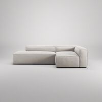 Grand Loungesofa 3-seters åpen ende Venstre Moon White