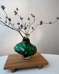 Canyon Vase 23 cm Grønn