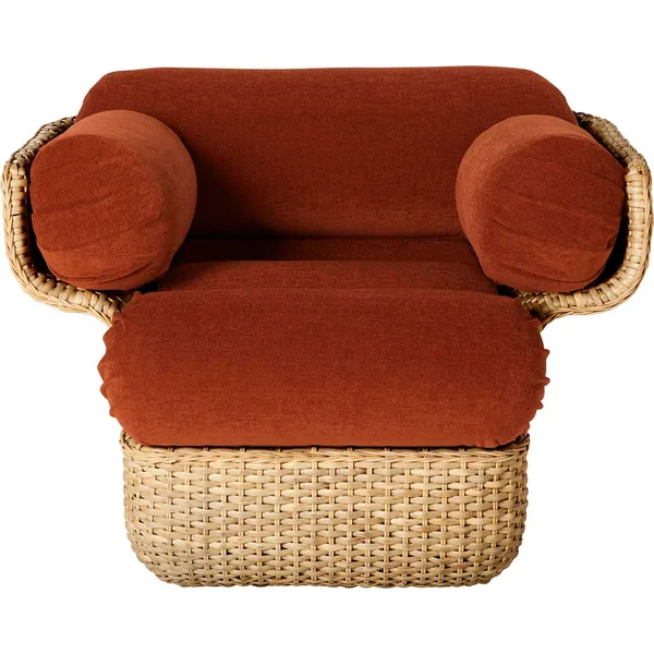 Basket Lounge-Tuoli Rottinki / Belsuede Sp Fr 133