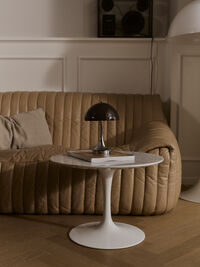 Panthella 160 Bordlampe Bærbar V3 Original Opal Brown