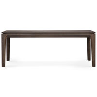 Bok Bänk Mörkbetsad Ek 35x126 cm