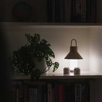 Shadow Small Bordlampe Gråbeige