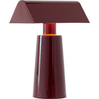 Caret MF1 Bordlampe Bærbar Dark Burgundy