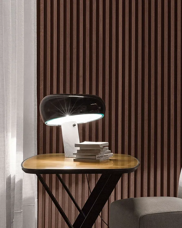 Snoopy Bordlampe Sort