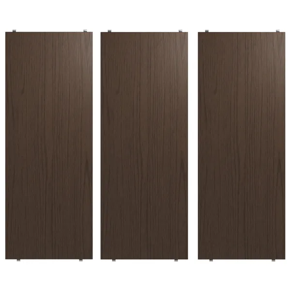 String Hyllyt 3 kpl:n pakkaus 78x30 cm Tumman Tammiset