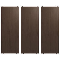 String Hyllyt 3 kpl:n pakkaus 78x30 cm Tumman Tammiset
