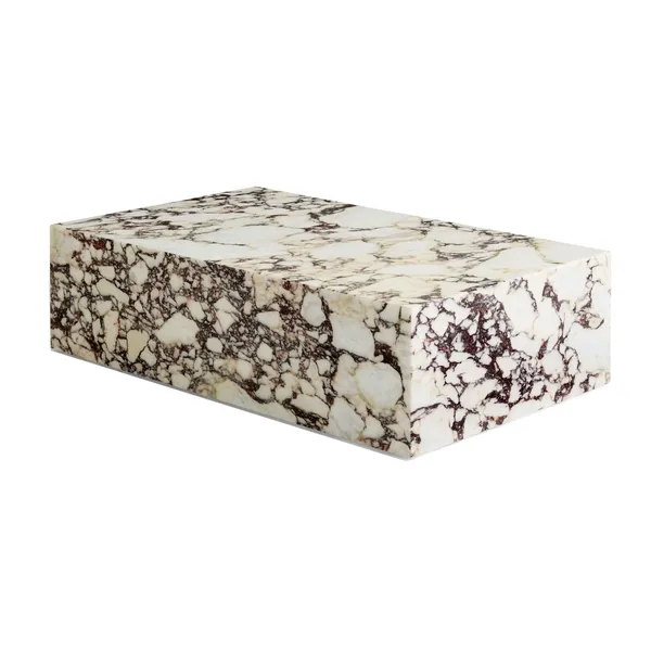 Plinth Low Soffbord 100x60 cm Calacatta Viola Marmor