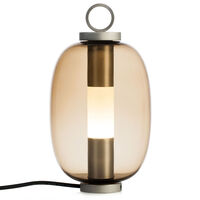 Lucerna Lanterna Bordlampe Aluminium / Fumé