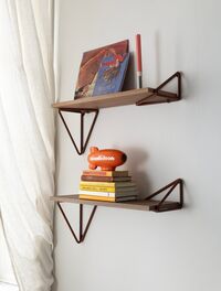 Pythagoras Hyllplan 60 cm Valnöt