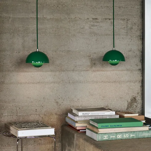 Flowerpot VP10 Riippuvalaisin Signal Green