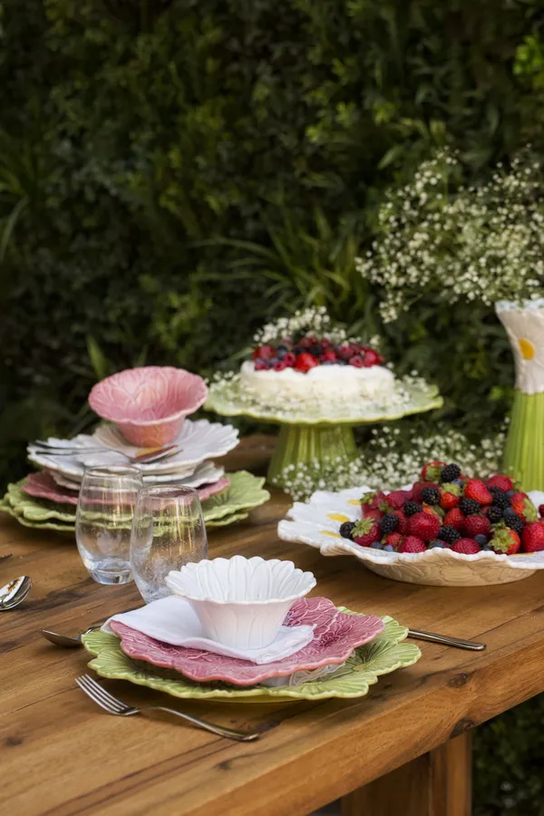 Maria Flor Cake Stand 36 cm Green