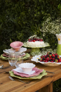 Maria Flor Cake Stand 36 cm Green