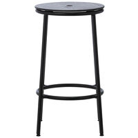 Circa Barstool 65 cm Black Steel Barstol Black Oak