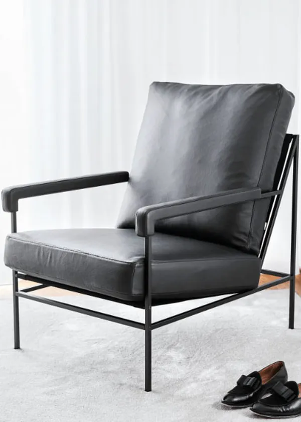 Seventy Five Lænestol Læder Black Edition