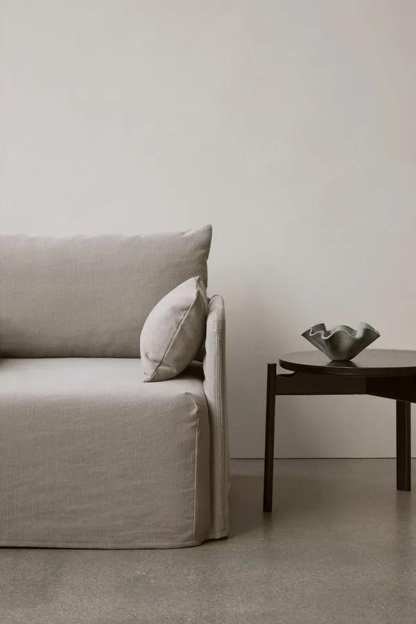 Offset Sofa 2-seters Avtagbar Stopning Cotlin Oat