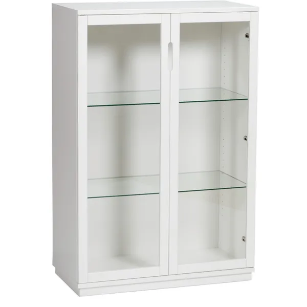 Aoko Skab Hvidt Glass Doors