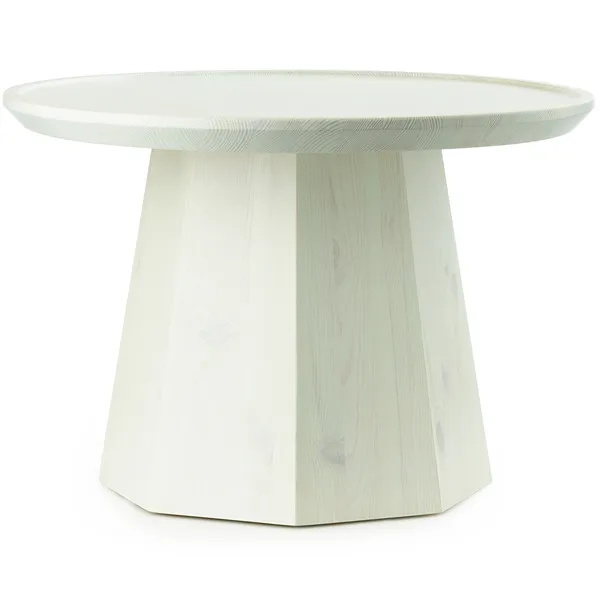 Pine Sidebord Ø65 cm Light Green