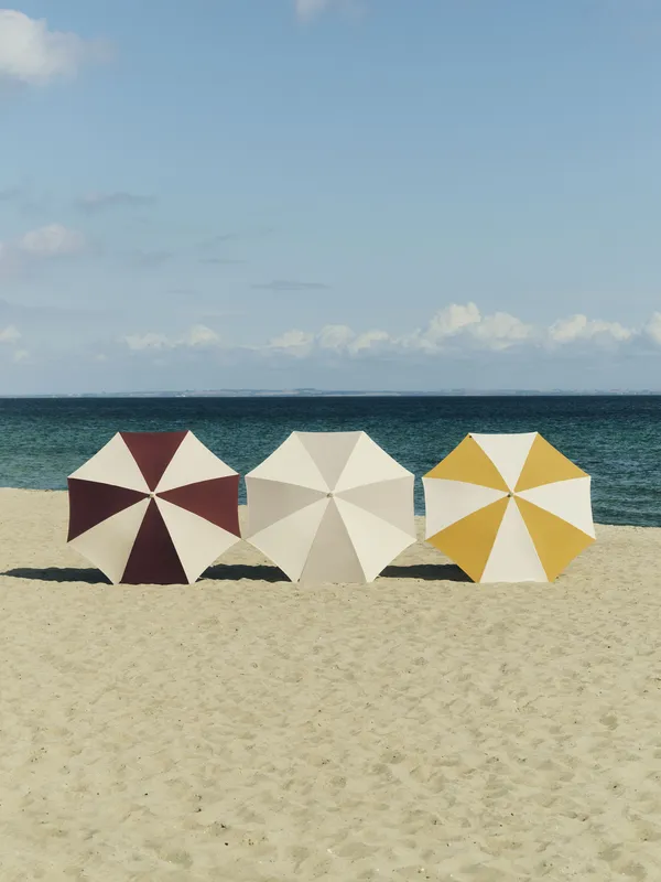 Terrazza Parasol Octagon Off-white / Burgundy