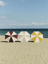 Terrazza Parasol Octagon Off-white / Burgundy